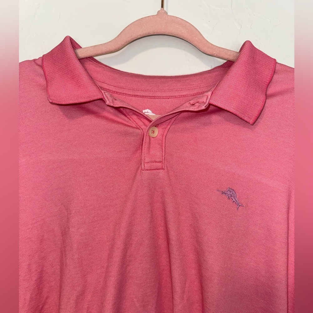 Tommy Bahama Men's Pink Polo Shirt size XXL - Picture 3 of 5